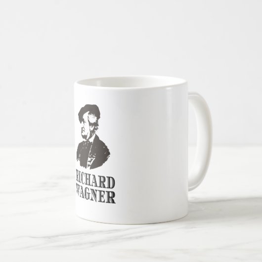 Mug Richard Wagner Compositeur classique de musique cl (Devant droit)