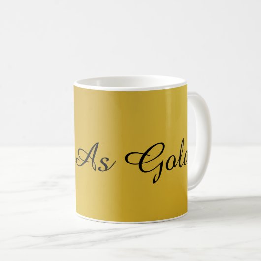 Mug Riche en or (Devant droit)