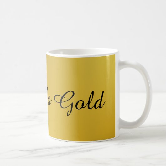 Mug Riche en or (Droite)