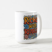 Mug Riches avec des dorsales (Devant droit)