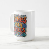 Mug Riches avec des dorsales (Devant gauche)
