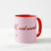 Mug Richesse fiscale géométrique, Musique de relevé (Devant droit)