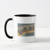 Mug Richmond, Virginie - Grandes lettres Scènes 2 (Gauche)
