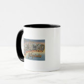Mug Richmond, Virginie - Grandes lettres Scènes 2 (Devant gauche)