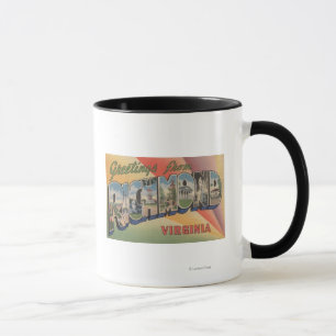 Mug Richmond, Virginie - Scènes de grandes lettres