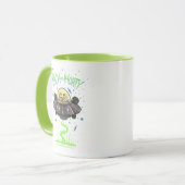 Mug RICK ET MORTY™| Graphique de vol spatial illustré (Devant gauche)