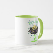 Mug RICK ET MORTY™| Graphique de vol spatial illustré (Devant droit)