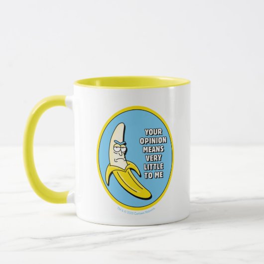 Mug RICK ET MORTY™| Insigne de brique banana (Gauche)