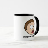 Mug RICK ET MORTY™| Je veux mon dragon (Devant droit)
