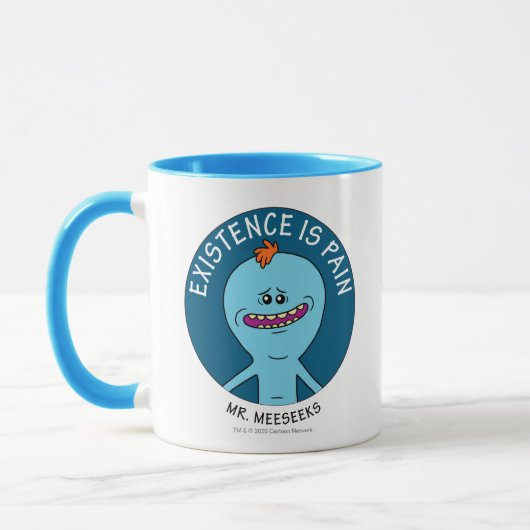 Mug RICK ET MORTY™ | L'Existence Est Une Douleur (Gauche)