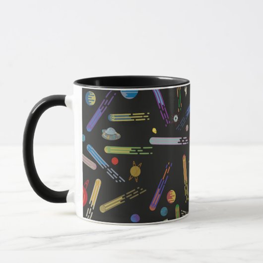 Mug RICK ET MORTY™| Motif de la comète spatiale (Gauche)