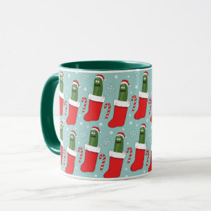 Mug Rick et Morty   Motif de Noël Pickle Rick