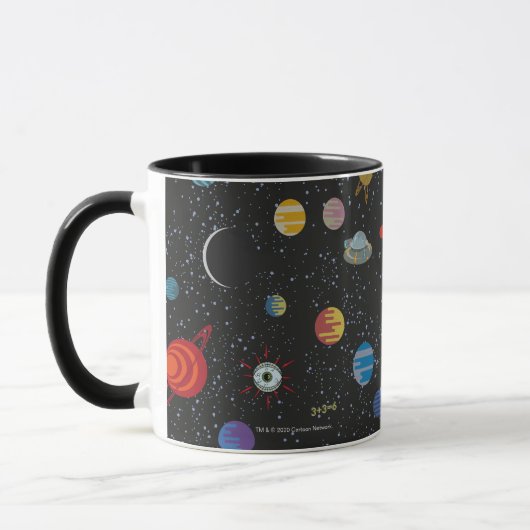 Mug RICK ET MORTY™| Motif spatial (Gauche)