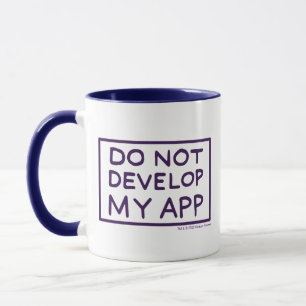 MUG RICK ET MORTY™  NE PAS DÉVELOPPER MON APP