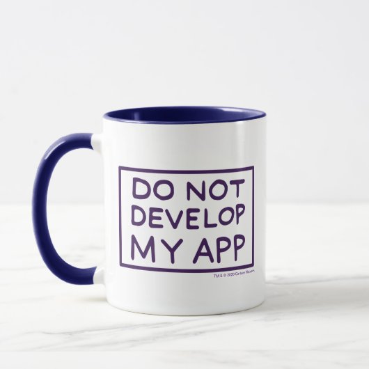 MUG RICK ET MORTY™| NE PAS DÉVELOPPER MON APP (Gauche)