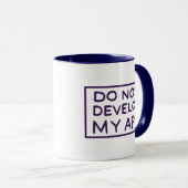 MUG RICK ET MORTY™| NE PAS DÉVELOPPER MON APP (Devant droit)