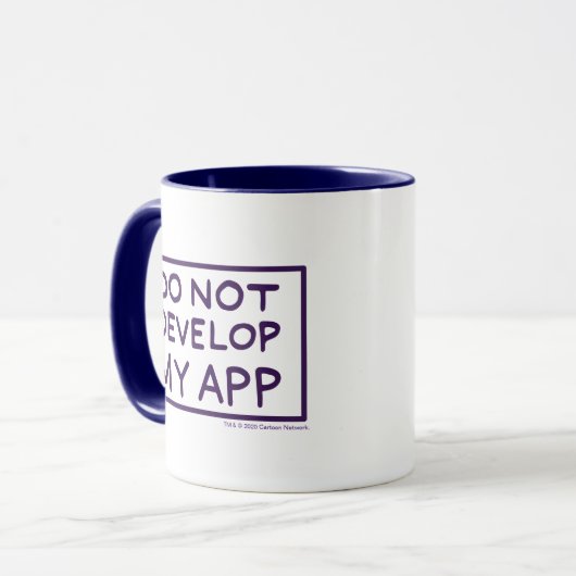 MUG RICK ET MORTY™| NE PAS DÉVELOPPER MON APP (Devant gauche)
