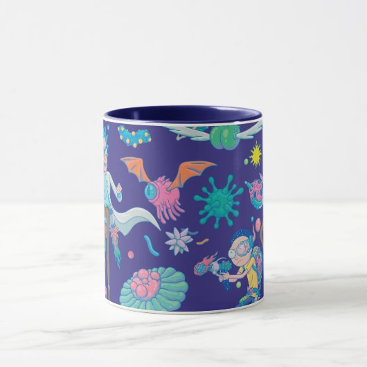 Mug RICK ET MORTY™| Parmi les Motifs de cellules infec (Centre)