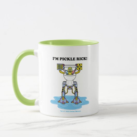 Mug RICK ET MORTY™| Pickle Rick Toilet Mech (Gauche)