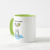 Mug RICK ET MORTY™| Pickle Rick Toilet Mech (Devant gauche)