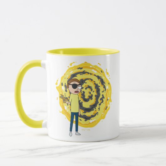 Mug RICK ET MORTY™ | Portail d'Evil Morty (Gauche)