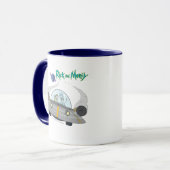 Mug RICK ET MORTY™| Vol dans un vaisseau spatial (Devant gauche)