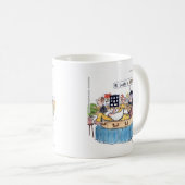 Mug Rick London Funky So Natural Old Hippie Funeral (Devant droit)