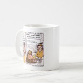 Mug Rick London Funny Préhistorique Comédie café (Devant gauche)