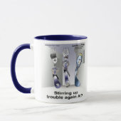 Mug Rick London Funny Silverware Police (Gauche)
