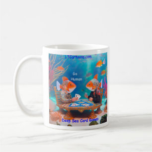 Mug Rick London Poisson Jouant à "Go Fish" Jeu de Cart