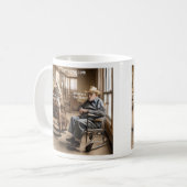 Mug Rick London Retraite Far Side Cow Aime À Braquer (Devant gauche)