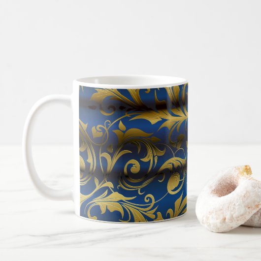 Mug Rideaux dorés 1 (Avec donut)