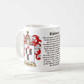 Mug Ridenour, l'origine, la signification et la crête (Devant gauche)