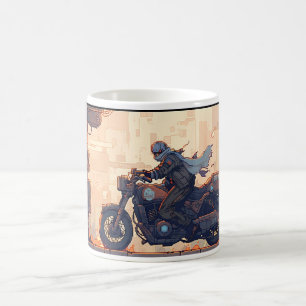 Mug Rider En Pixel Art