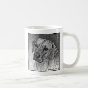 Mug Ridgeback Dog Art par Glenda S. Harlan