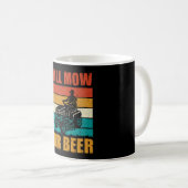 Mug Riding Lawn Mower Dad Gift Bday (Devant droit)