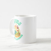 Mug Riding The Wind's Whims Ocean Humor Lighthouse Sce (Devant gauche)