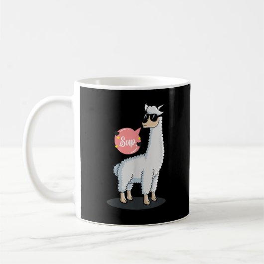 Mug Rien de dramatique Lama amateur d'animaux Incroyab (Gauche)