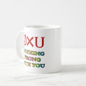 Mug Rien de mal avec vous (Devant gauche)