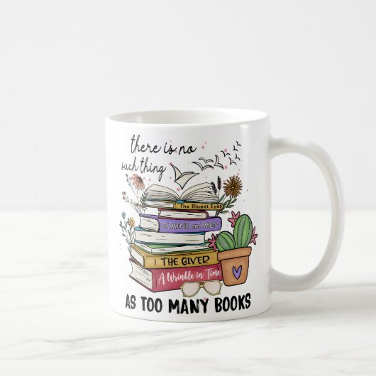 Mug Rien De Trop De Livres (Droite)