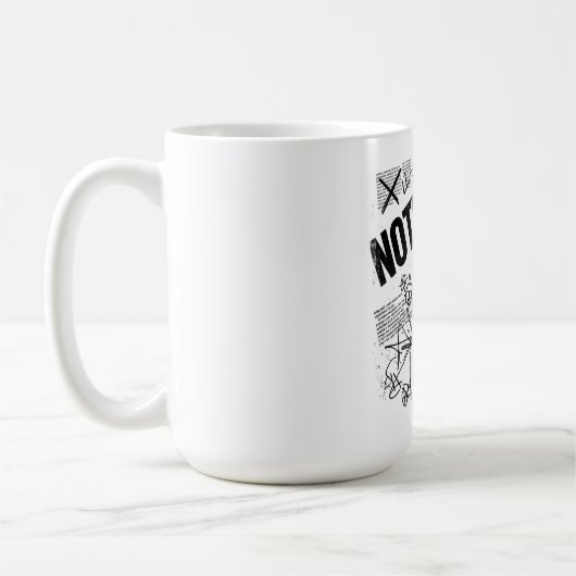 Mug RIEN N'A DE SENS | Statement Anti Design Brutalist (Gauche)
