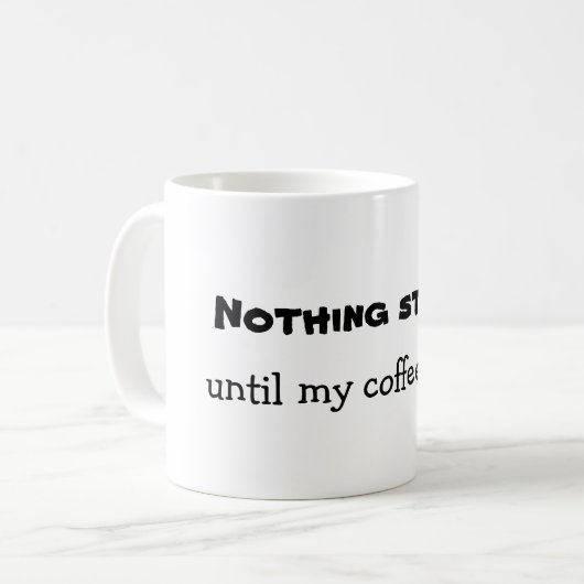 Mug Rien ne commence (Devant gauche)