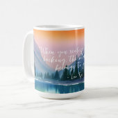 Mug Rien Ne Manque De Citation Zen Scène Lac Pacifique (Devant gauche)