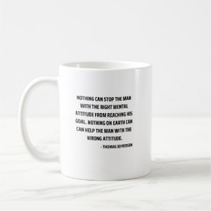 Mug Rien ne peut aider une mauvaise attitude - Thomas 