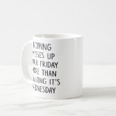 Mug Rien N'Empêche Votre Café Du Vendredi De Réaliser (Devant gauche)