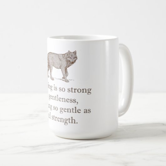 Mug Rien N'Est Aussi Fort Que Doux (Devant droit)