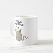 Mug Rien N'Est Im-possum-ble Funny Possum Pun (Devant gauche)