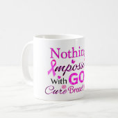 Mug Rien n'est impossible avec Dieu (Devant gauche)