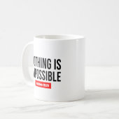 Mug Rien n'est impossible. Matthieu 19:26 (Devant gauche)