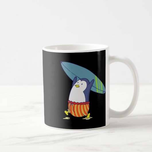 Mug Rien n'est mieux que de surfer sur Penguin (Droite)